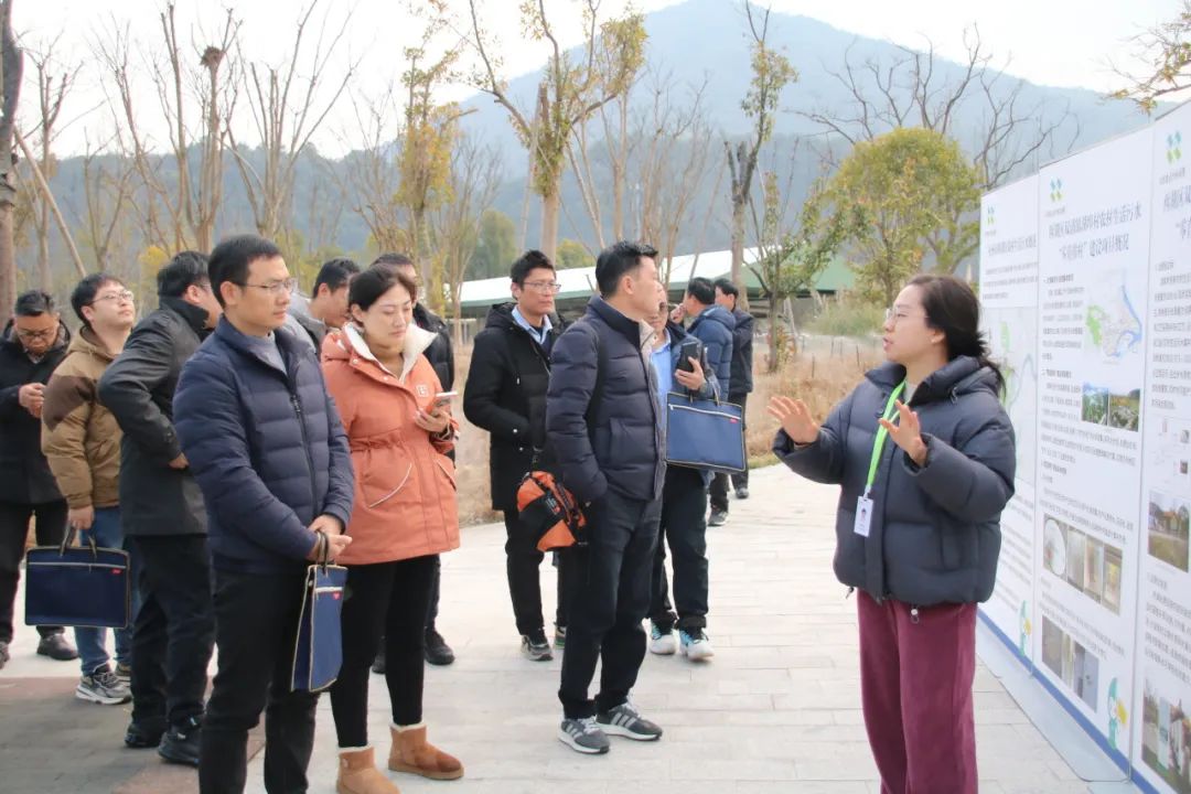 我司湖埠农村污水“零直排村”项目接受各地相关部门参观调研